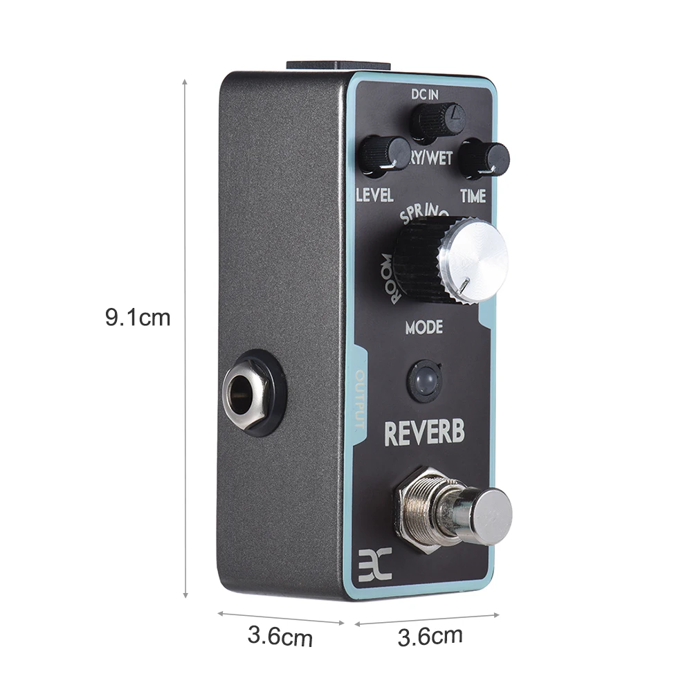 Педаль для гитары ENO Reverb педаль с эффектом True Bypass Magnalium корпус из сплава Запчасти и