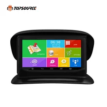TOPSOURCE 7 “androide Del Coche de Navegación GPS Navigator 8 GB cámara de visión Trasera Vehículo Quad-core Bluetooth AVIN sat nav + Soporte titular