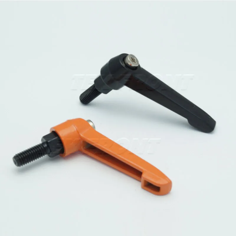 

TF03002- M10x80xL(16-50mm) Zinc Alloy-Adjustable handle.Clamping lever
