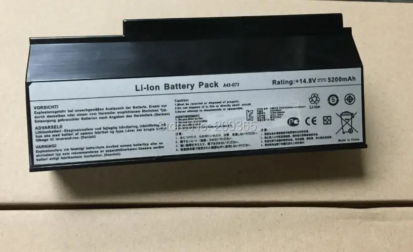 Bateria do Portátil para Asus G53 G53j G53jw G53sw G53sx G73 G73jh G73jw Vx7 A42-g73 07g016dh1875 - Imagem 4