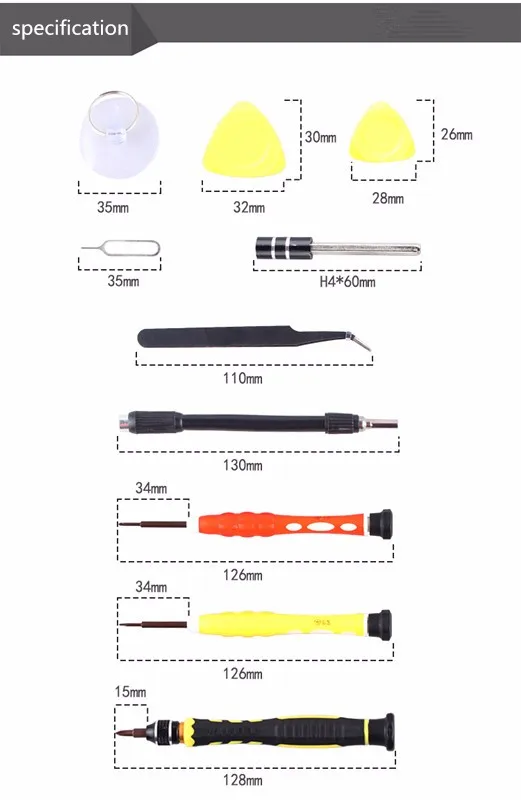 Многофункциональный 38 в 1 Набор отверток Precision Инструменты для ремонта комплект отверток планшетный ПК телефон ручной инструмент набор