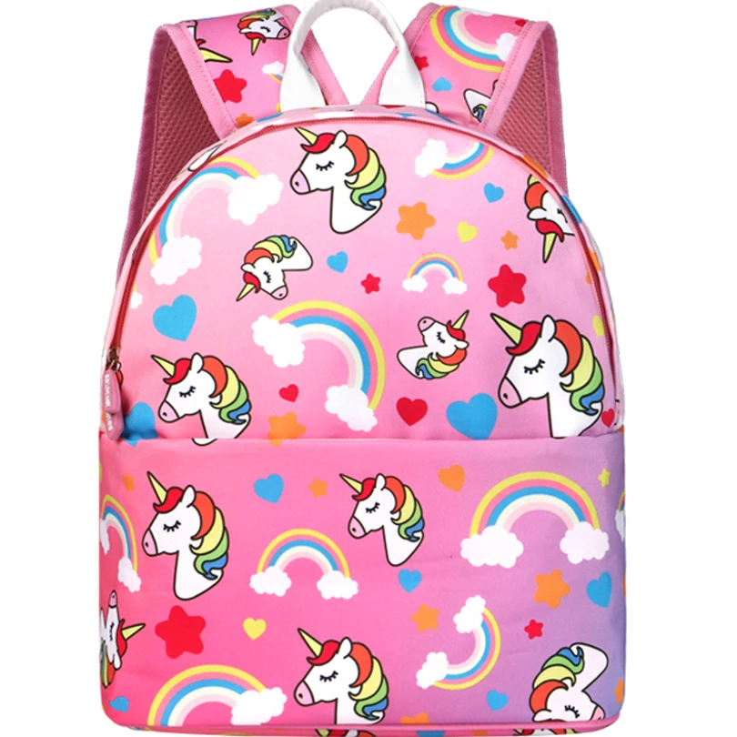 

Unicorn backpack Orthopedic Cute dinosaur Baby Backpack Kids baby school bag for Girl boy 2019 Kindergarten Bag