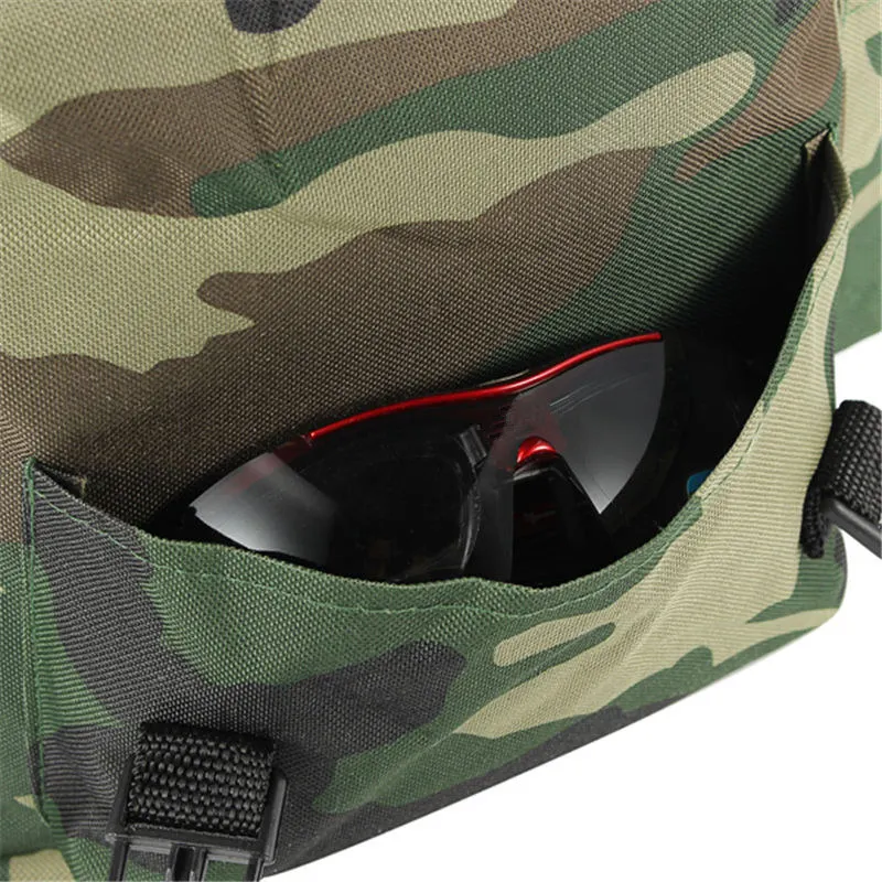 Bolsa de Camuflagem Cadeira de Pesca Acampamento ao ar Cadeiras de Pesca Portátil Estilo Oxford Pano Tubo Aço Mochila Livre Caminhadas 6 Saco de camuflagem portátil estilo cadeira de
