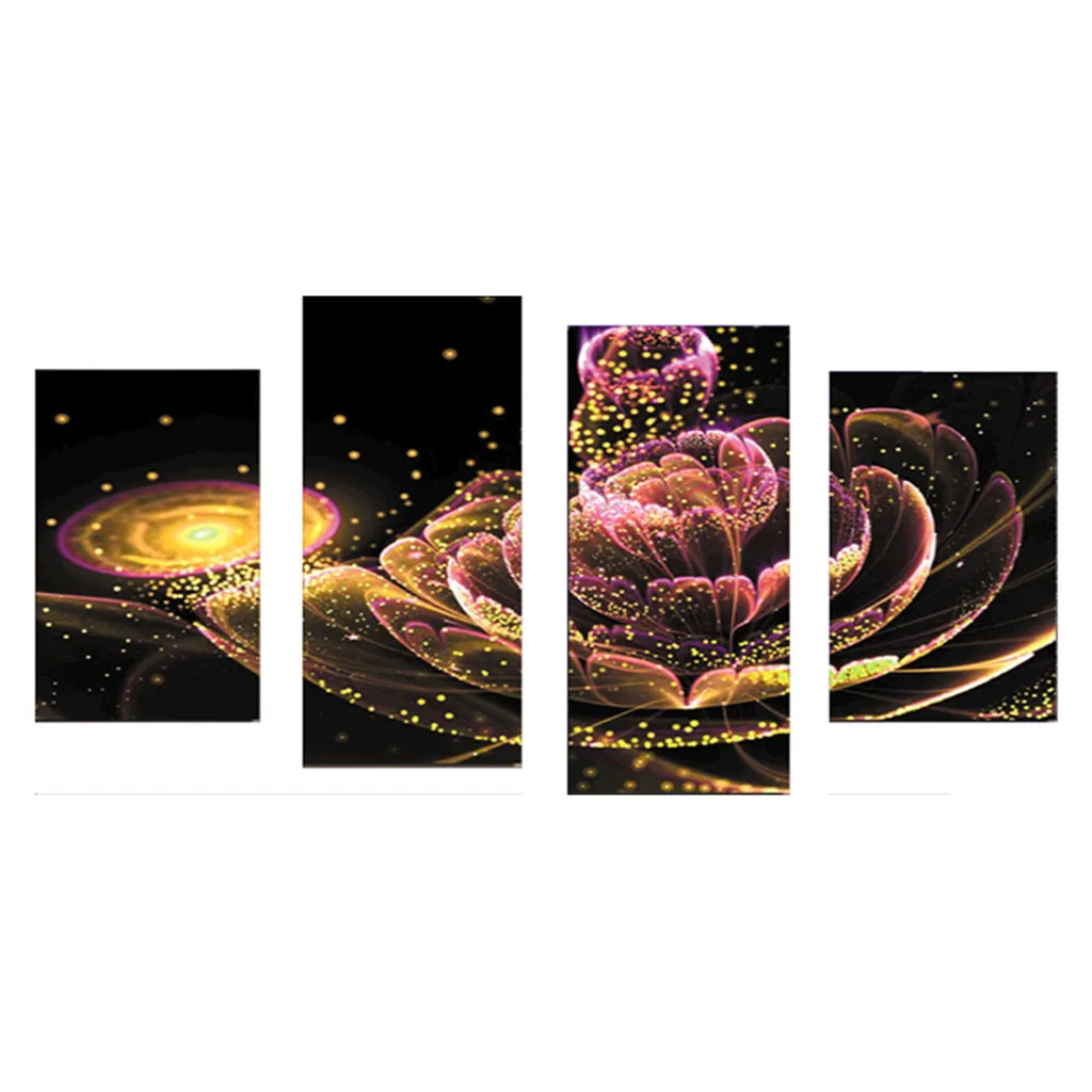 Creative Pattern 5D DIY Full Drill Diamond Painting 5-pictures Combination Craft Cross Stitch Kits Set Embroidery Home Decor | Дом и сад