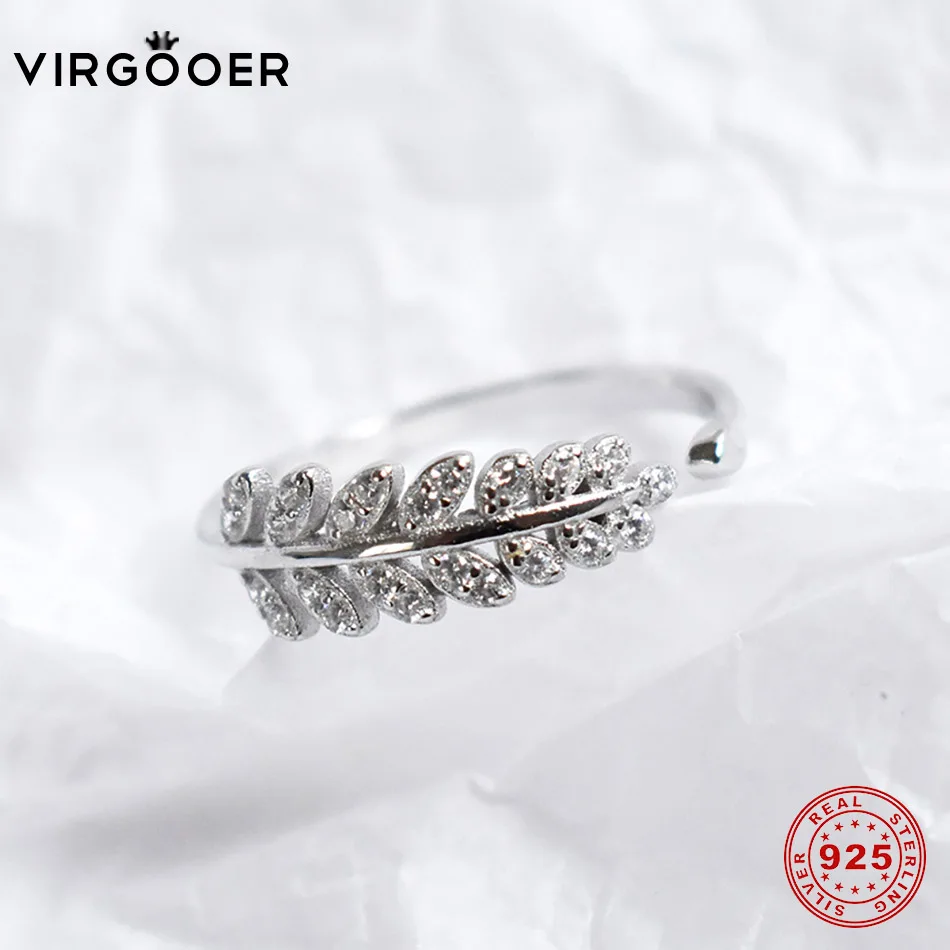 Virgooer 925 серебро Открытое кольцо женские ювелирные изделия мода открытый дизайн в