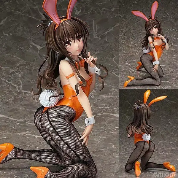 ALEN yuuki Mikan Sexy Adult Action Figures To Love-ru Sexy Pregnant Stockings Bunny Girl Figures Collection Model Toys