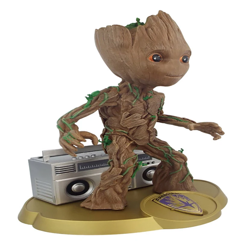 26cm Guardians of The Galaxy Tree Man with Radio  PVC Action Figure Model Toys Doll (2)