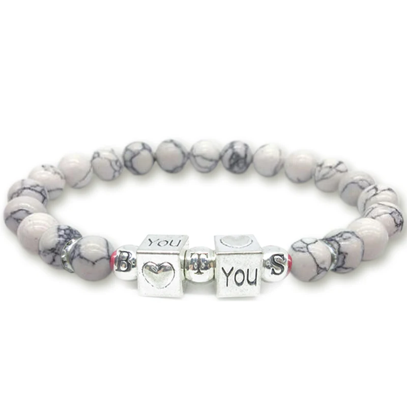 BTS Bracelet Accessories Bangle Natural Stone Crystal Cube Metal Letters KPOP V Bigbang Infinity Wristband Album Love Yourself