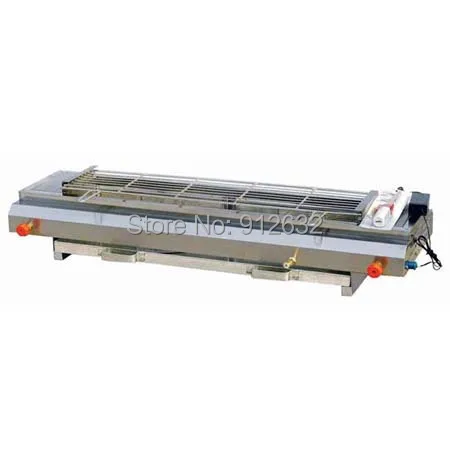 

Commercial Barbecue oven / gas grill for sale with fan, Durable steel gas smokeless barbecue grill