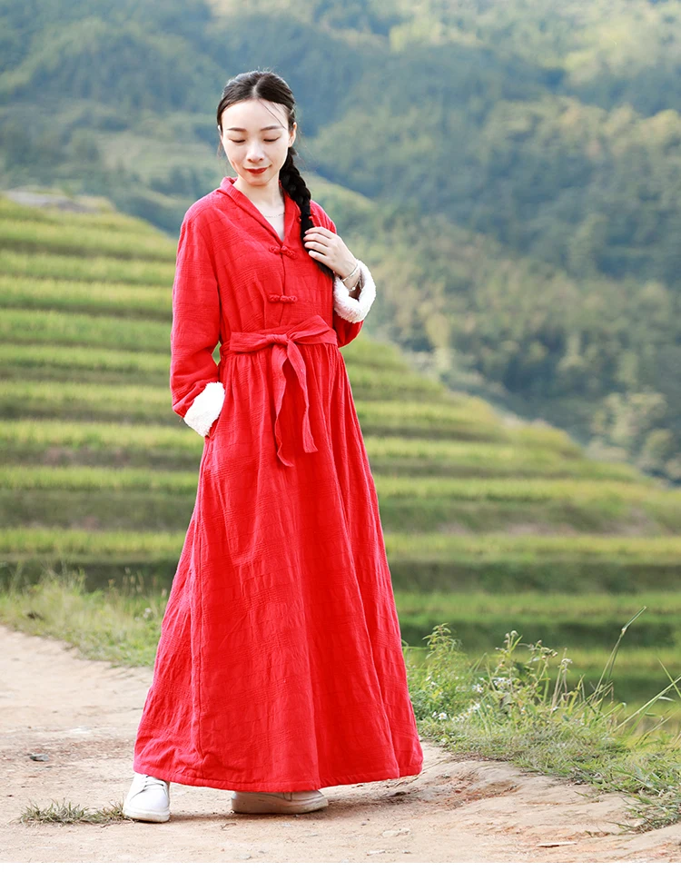 red winter dress (1)