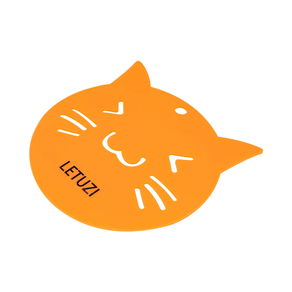 

Letuzi Silicone Cartoon Insulation Mat Teapot Insulation Pad Kitchen Accessories Tableware Dishes Cute Pad Table Tool Mat
