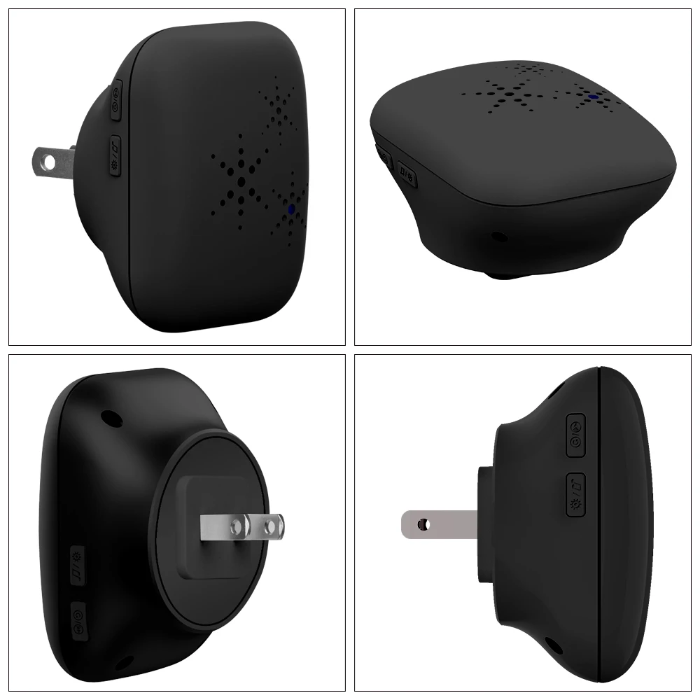 Wolf-Guard QX002 Wireless Waterproof Doorbell Home Security Welcome Self-Powered LED Indicator Smart Chimes Door bell 38 Songs