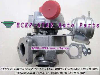 

GT1549V 708366 708366-5002S 708366-0001 7781450 7781475C03 7781475.9 77814769 Turbo For Land-rover Freelander 00- M47D M47R 2.0L