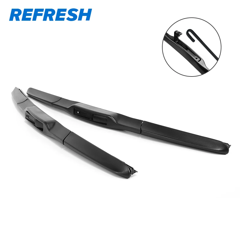 REFRESH Hybrid Wiper Blades for Lincoln Navigator Fit hook Arms