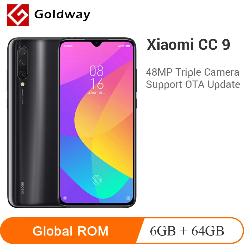 

Global ROM Xiaomi Mi CC9 CC 9 6GB 64GB Smartphone Snapdragon 710 Octa Core 48MP+32MP Camera 6.39" AMOLED Screen 4030mAh