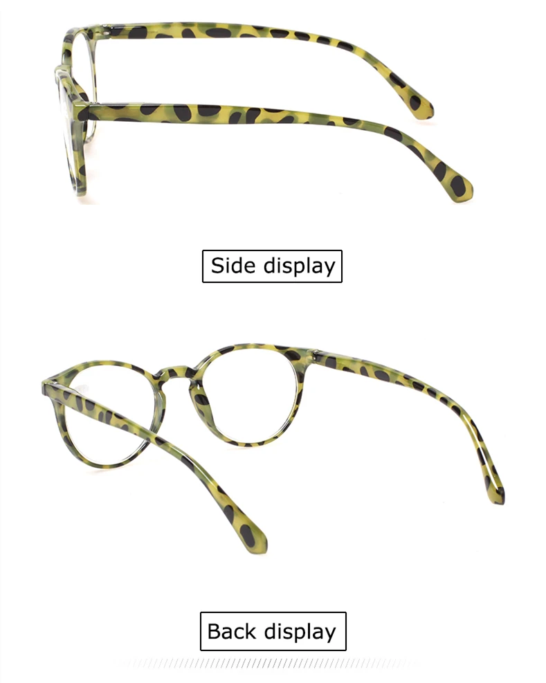 Женские очки для чтения Круглые ретро читатели качественные весенние шарниры винтажные женские очки для чтения