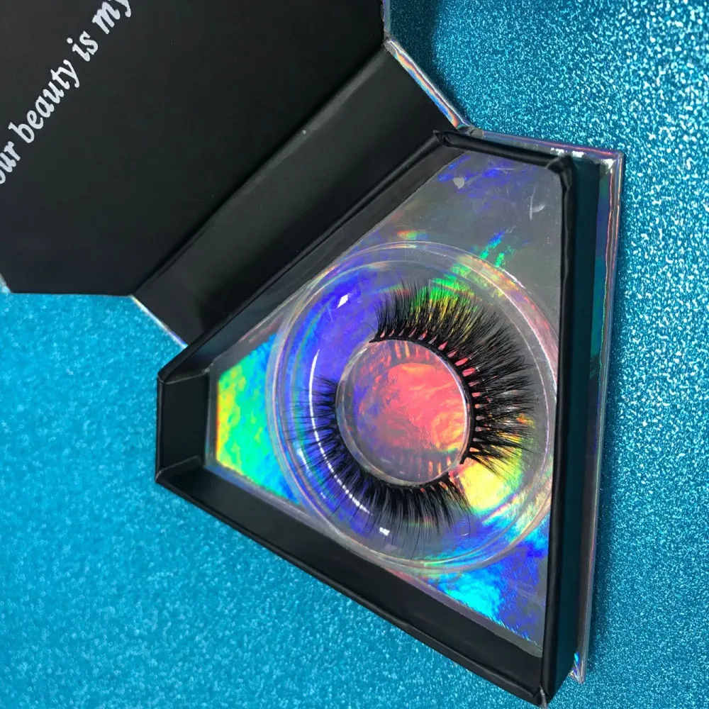 

Luxury OEM Boxes 3D Mink Eyelash Extension 100% Handmade Lashes Full Strip Eye Lashes Free Shipping