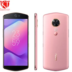 Перейти на Алиэкспресс и купить original meitu t9 mobile phone 4/6gb ram 64/128gb rom snapdragon 660 octa core android 8.1 dual front/rear camera smartphone