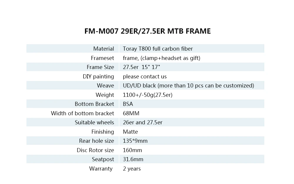 Top Costelo Attack XC Pro Mountain MTB Bicycle Carbon Frame Torayca UD Carbon Fiber Bicycle Frame 27.5er 650B Carbon Mtb bike frame 3