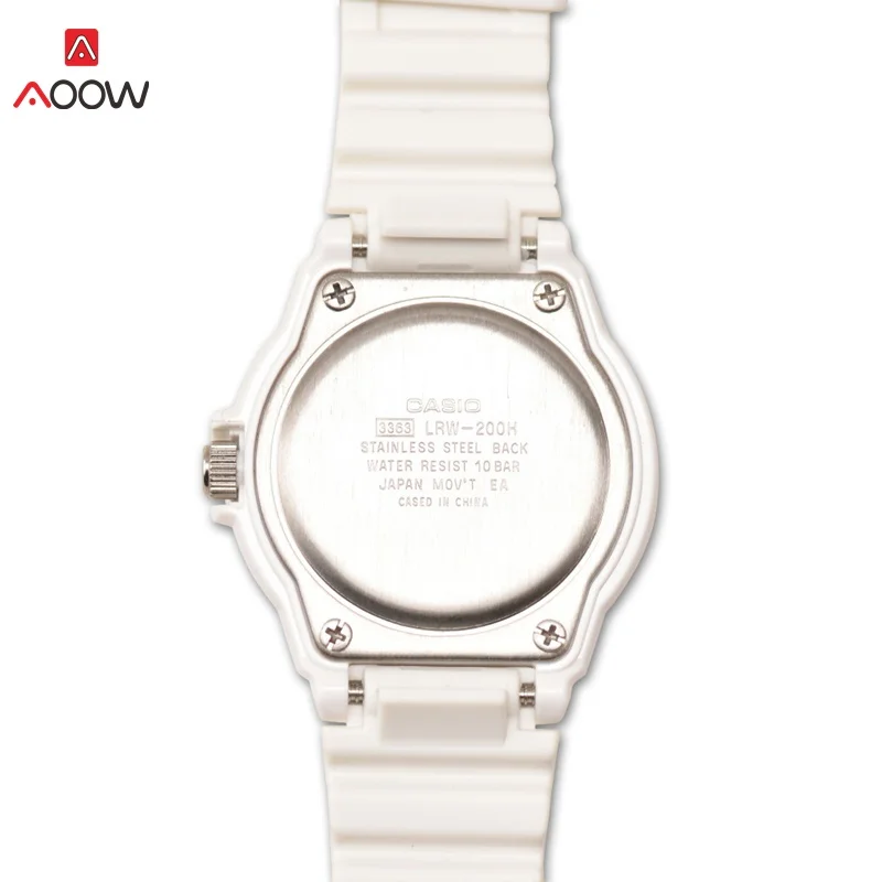 AOOW 14 мм дайвинг спортивный ремешок для часов Casio LRW-200H резиновые сменные часы Смарт-браслет аксессуары для женщин