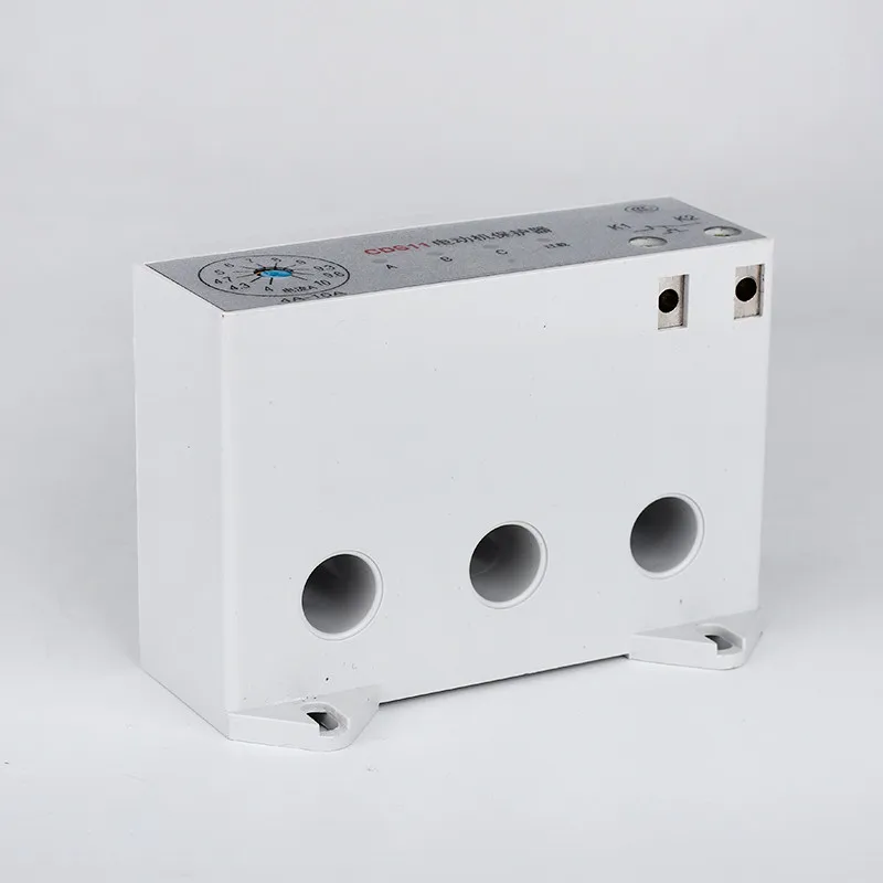 1PCS Motor Protector Uninterrupted 3 Phase Adjustable Current Motor AC 24V-380V
