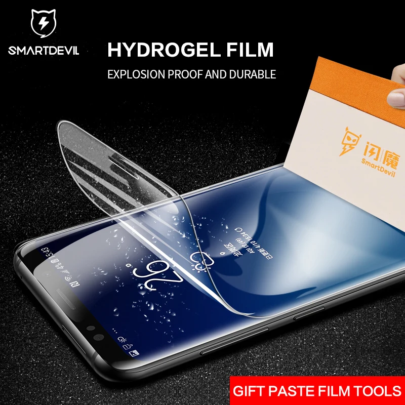 SmartDevil Hydrogel Screen Protector for Samsung Galaxy S10 9 Note 8 3D
