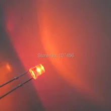 15000 шт.) 3 мм с плоской верхней Orange LED+ Быстрая Ультра-яркий 3 мм светло-светодиод 3 мм Большой/широкоугольный orange LED