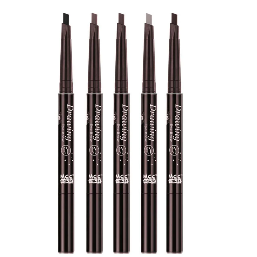 

5 Color Eyebrow Pencil Tint with Eyelash Brush Cosmetics Long Lasting Paint Tattoo Waterproof Makeup Tool Hot New