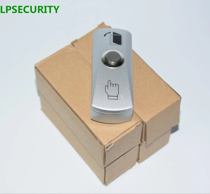 

LPSECURITY aluminum alloy gate door lock exit button switch release button 1 pc per pack