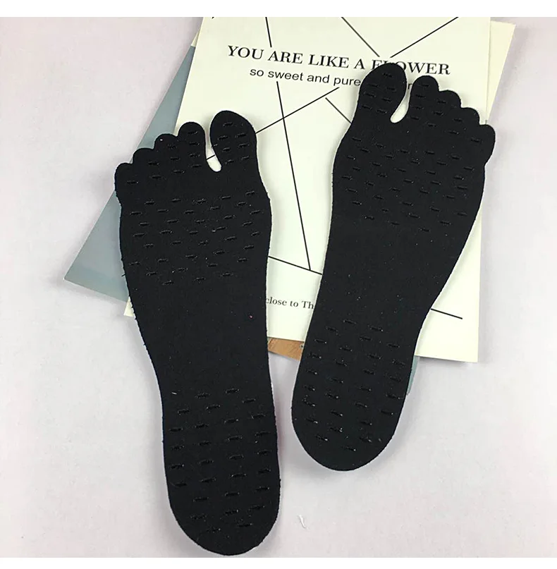 1 (14)Beach Sock Stickers Shoes Waterproof Skid Resistance Silicone Rubber Beach Grassland Invisible Sole Adhesive Aqua Shoe Pads