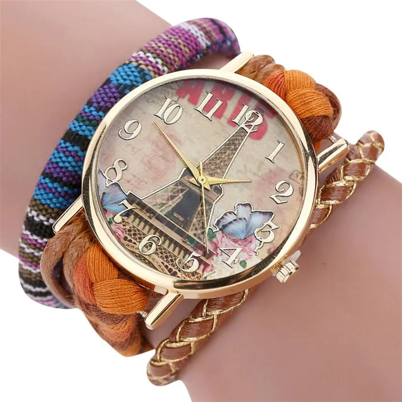 Men Women The Sleek Stylish And Chic Knit Bracelet Quartz Fashion Wrist Watch hot sales dropshopping free shipping #4.3 2016 aladdin and the magic lamp watch the young men and women fashion quartz pocket watch table birthday gift ds262