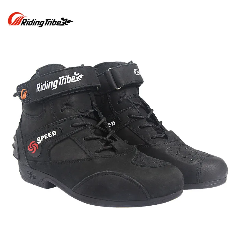 

Genuine Calf Leather Motorcycle Boots Shoes Motocross Botas Moto Motoqueiro Motocicleta A0121 Botte Botas Para Moto Men Shoes