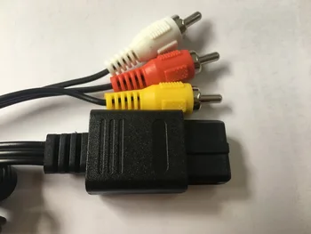 

AV Composite Cable compatible with Nintend 64 N64 / GameCube GC / Super Nintend S-N-E-S, Black