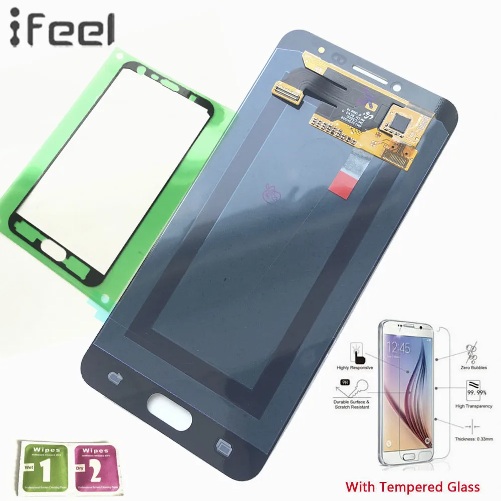 

New 100% Tested LCD Display Touch Screen Digitizer Assembly For Samsung Galaxy C5 C5000 5.2'' Super AMOLED Repair Adhesive