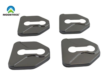 

4 pcs Black Car Door Lock Protective Cover for Subaru Forester XV Outback