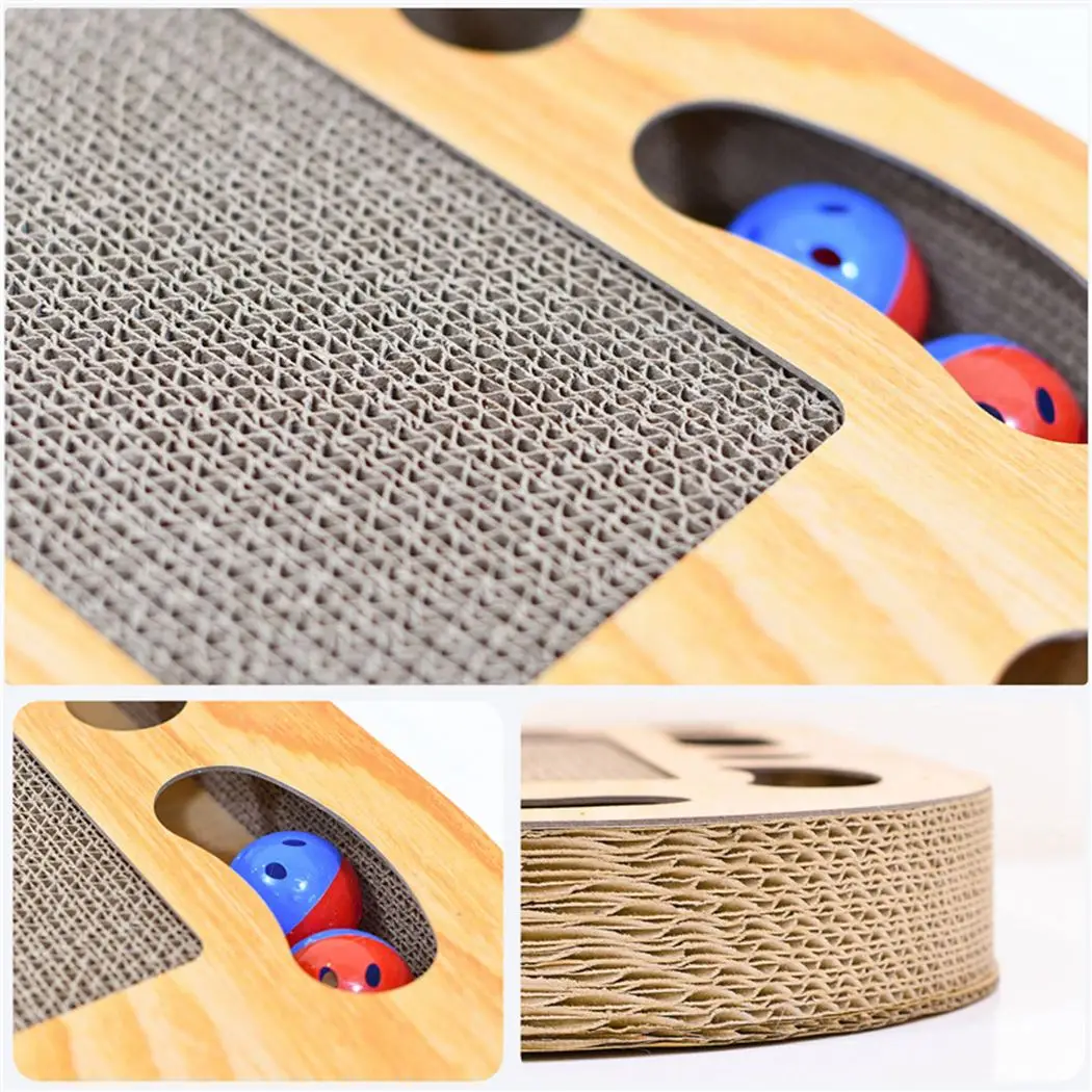 Cat Kitten Scratch Board Soft Bed Mat Claws Care Corrugated Scratcher Cat Training Toy Scratch Interactive Cat Scratching Pad