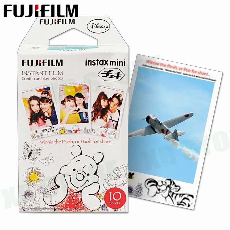 Fujifilm Instax Mini 8 9 пленка Винни Пух Fuji мгновенная фотобумага 10 листов для 70 7 s 50 s 50i 90 25 Share SP-1 2 камеры