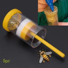 Пчелиный маркировочный Ловец с одной рукой маркер для бутылки Плунжер плюшевый инструмент 5 шт. Плунжер плюшевый пчеловод инструмент садовый пчеловод королева пчела