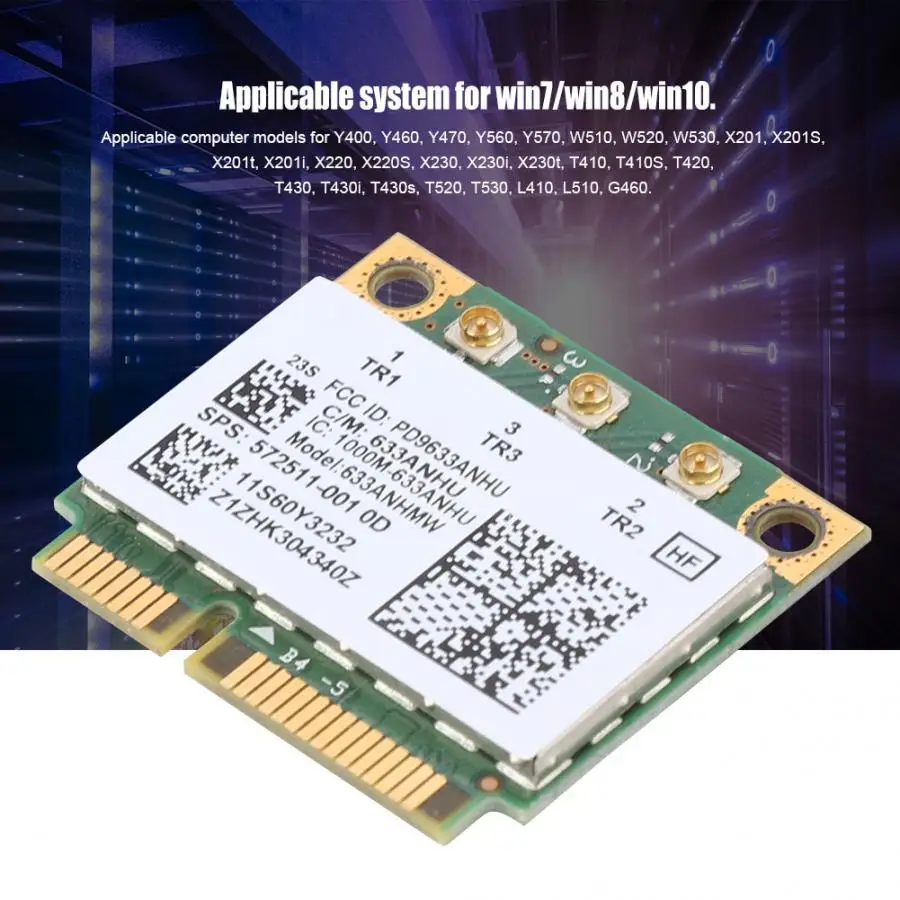 Для Intel 6300AGN сетевая карта беспроводная-N Wifi карта для lenovo Thinkpad T420i T420S