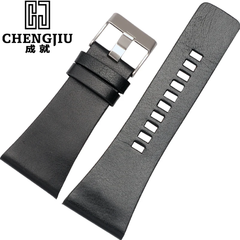 

Mens Watch Strap For Diesel Genuine Leather Bracelet Watch Band Pin Buckle Leather Watchband Correas De Reloj Para Hombres