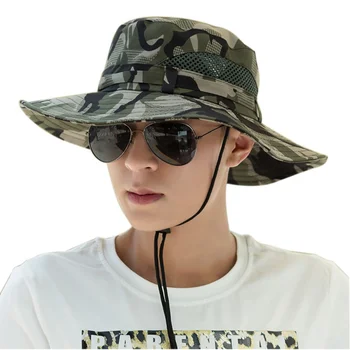 

Outdoor 4 Color Hollow Out Breathable Hat Summer Fisherman Hat For Camping Fishing Costume Men's Clothing Fishing Equipment