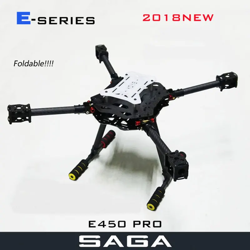 

rc airplane drone quadcopter frame kit parts foldable carbon fiber frame with pcb plate 490mm brushless motors e450-pro