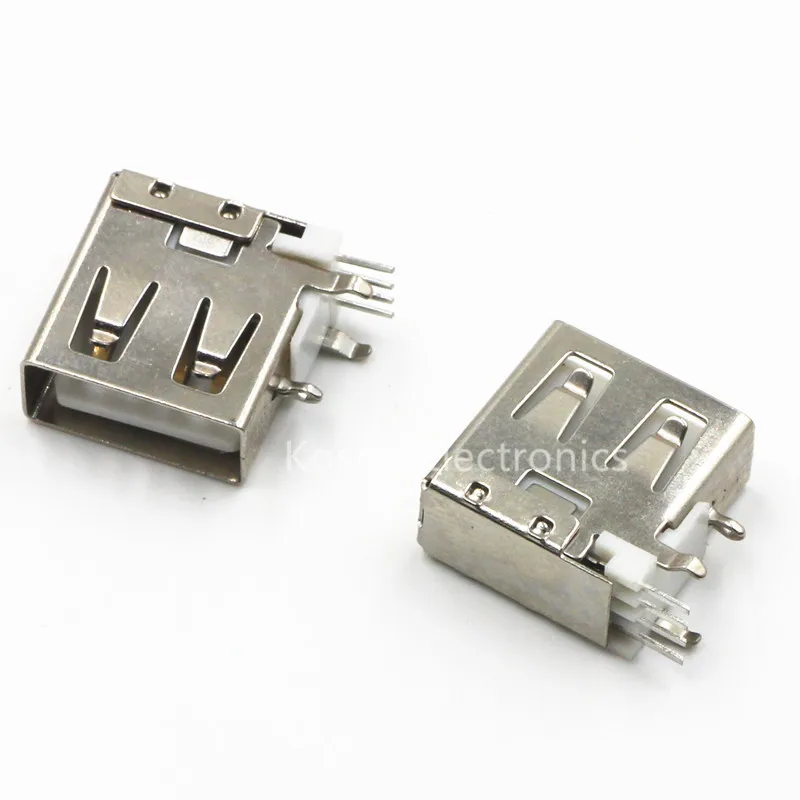 10 шт. USB Type-A гнездовой разъем для монтажа на печатную плату высококачественный