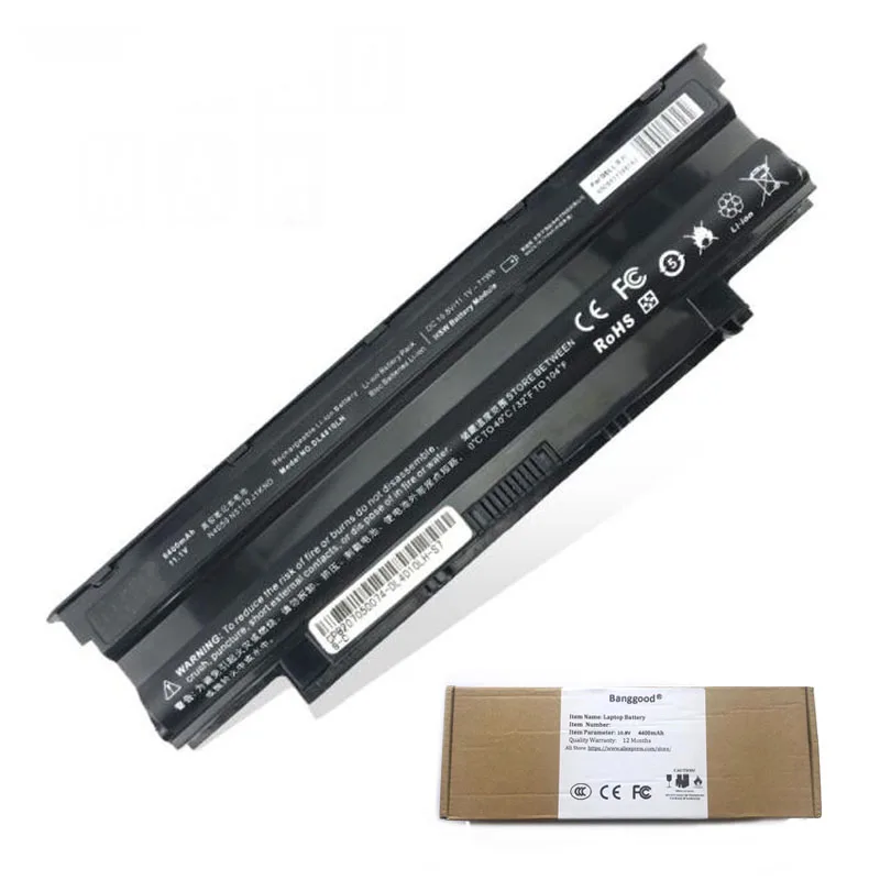 

6400mAh Korea Cells N4050 J1KND N5110 Laptop Battery for DELL Inspiron N4010 N3010 N3110 N4110 N5010 N5010D N7010 N7110 M501