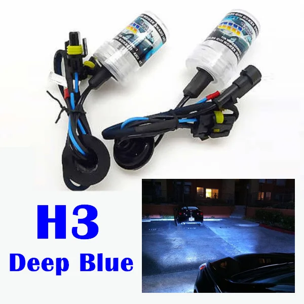 12v 35w HID XENON Bulb H3 Deep Blue Headlight Day time running Light Foglight Gas Lamp Replacement Conversion Automobiles | Автомобили и