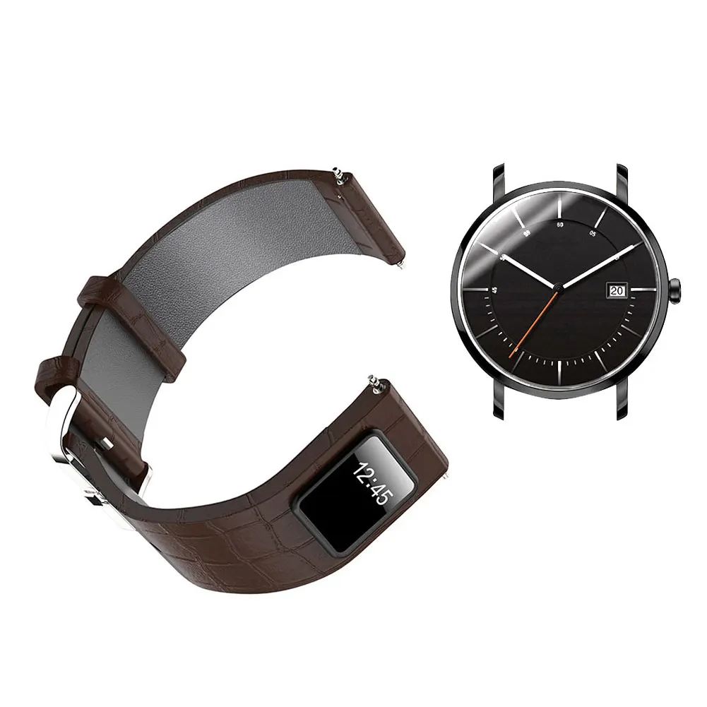 

Hot H1 Smart Watch Heart Rate Track Wristwatch Leather Band support Sport Wristwatch for Android