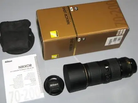 Объектив Nikon Nikkor AF-S NIKKOR 70-200 мм f/4G ED VR