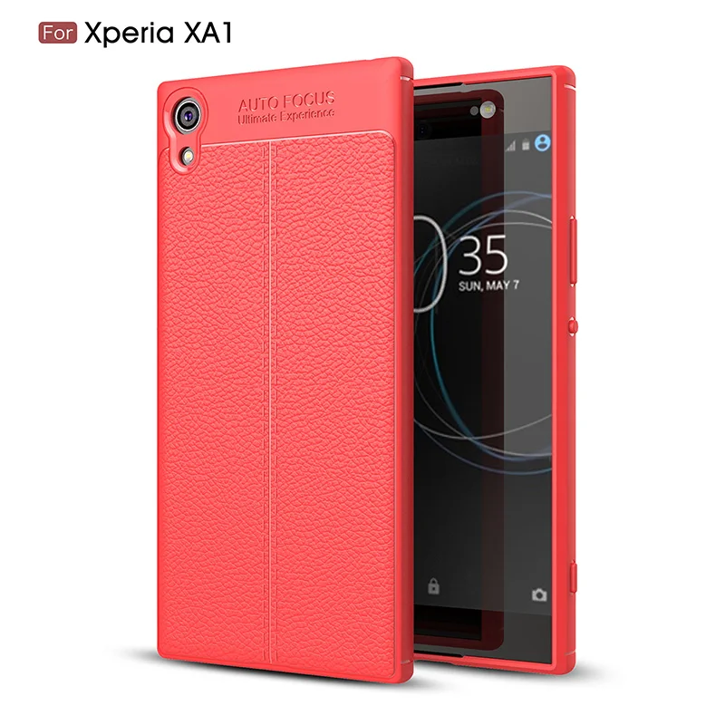 Litchi silicone case sony xperia xa1 (19)