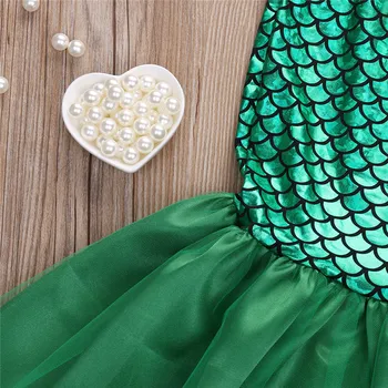 2016 sexy costumes for baby girls princess ariel dress The little Mermaid Ariel princess Cosplay