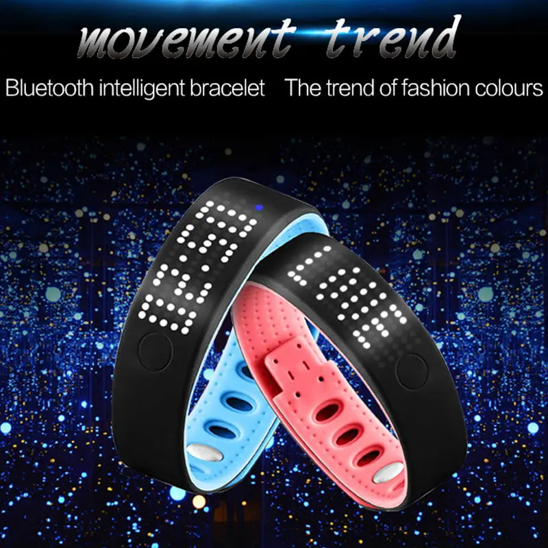 

Smart Watches Step Brand Bracelet Wristband Bluetooth USB Calories Sleep Monitoring for IOS Android phone